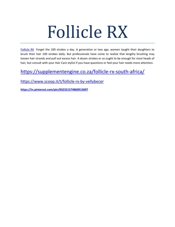 Follicle RX