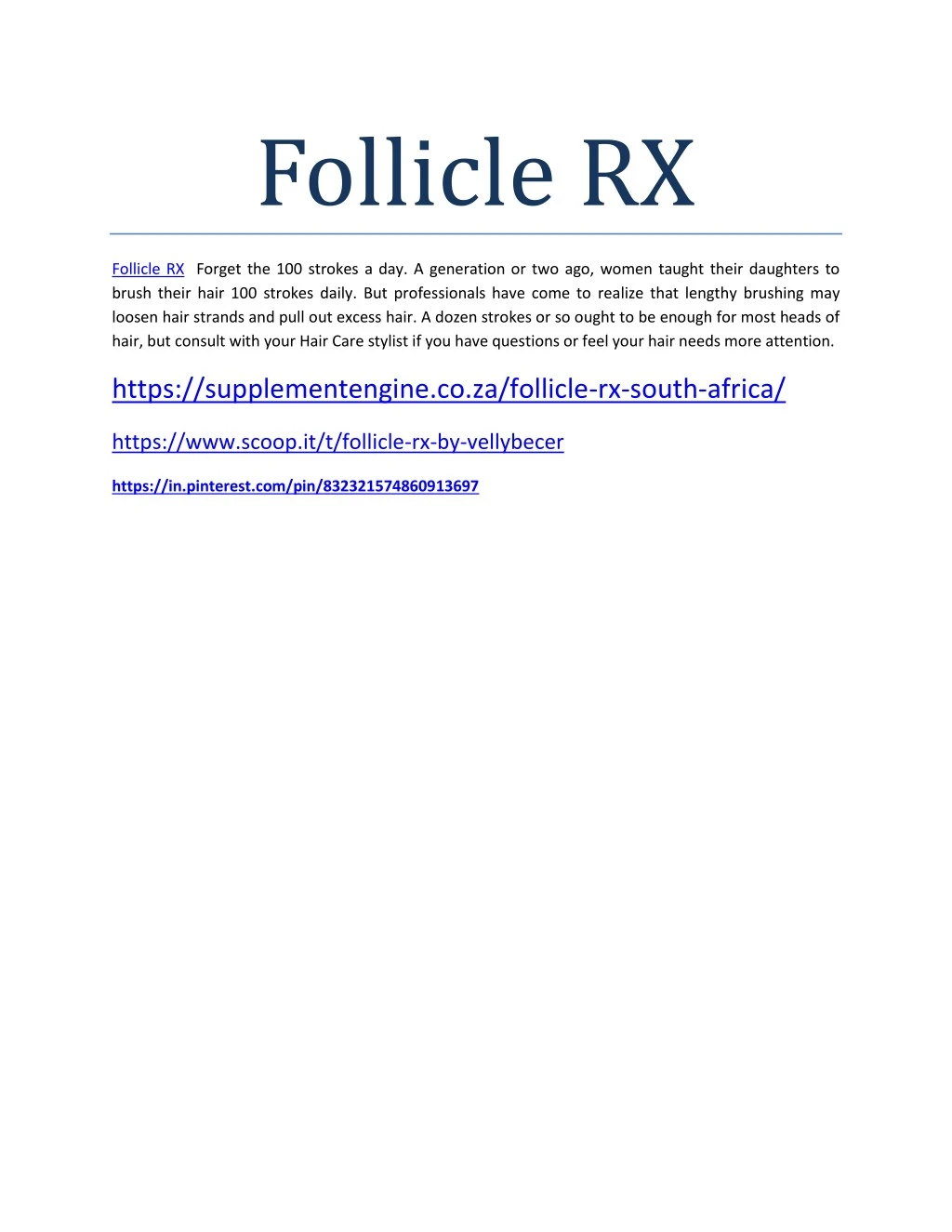 follicle rx