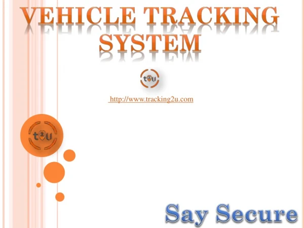 Easy Buy Vehicle tracking system | GPS tracking system -Tracking2u