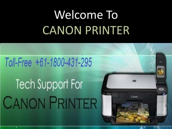 troubleshoot canon issues on canon support number on 61-1800-431-295