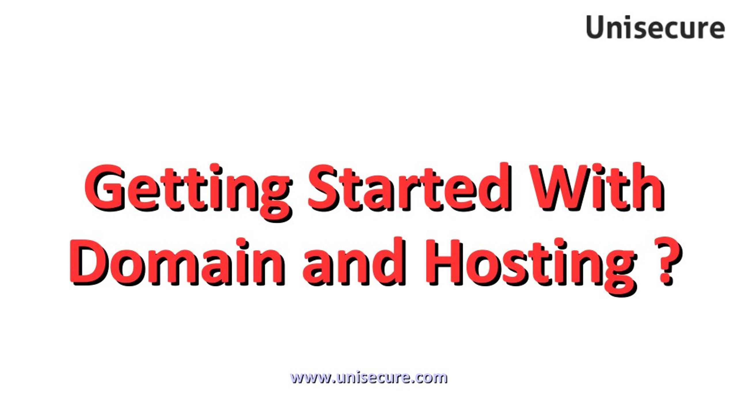 PPT - Getting Started With Domain and Hosting ? PowerPoint Presentation ...