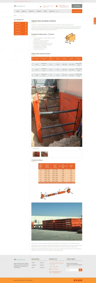 Trench Box & Rental Supply-SteelForce UAE - slide 1
