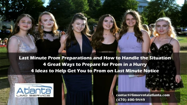 4 Great Ways to Prepare for Prom in a Hurry