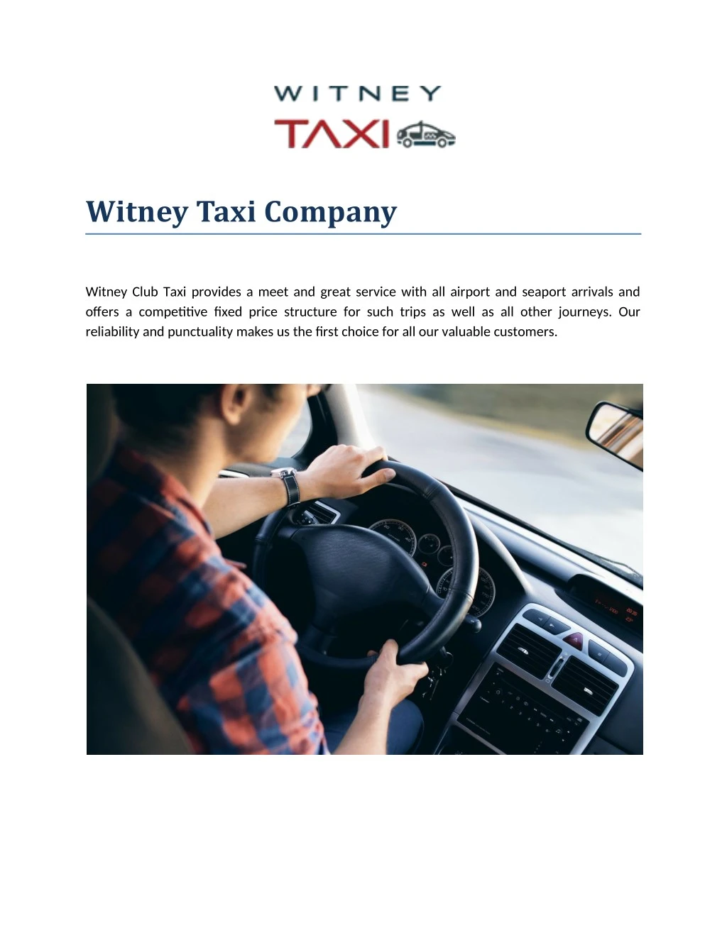 witney taxi company