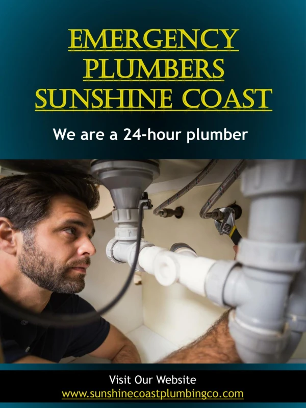 Emergency Plumbers Sunshine Coast