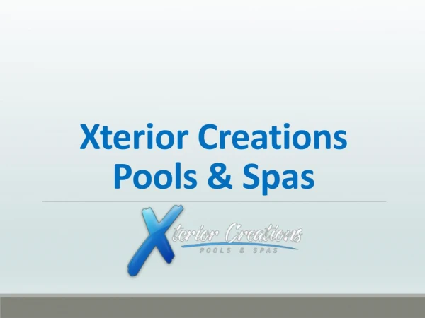 xterior creations pools spas