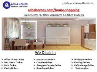 Online Stores For Home Appliances & Kitchen Products - slide 1