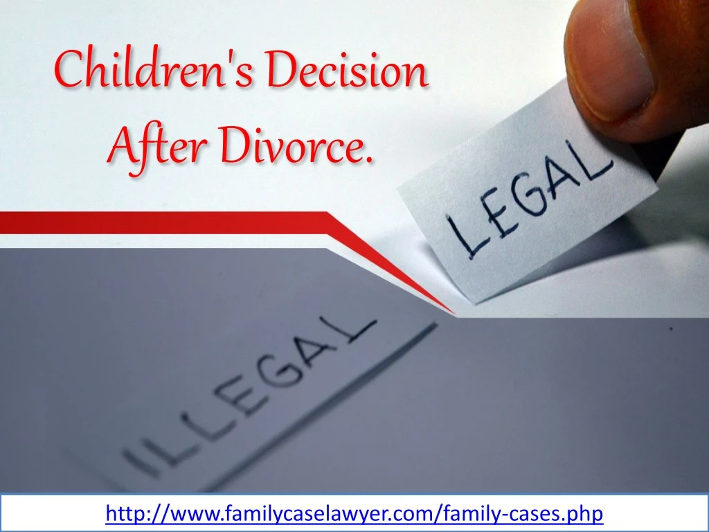 children s decision after divorce
