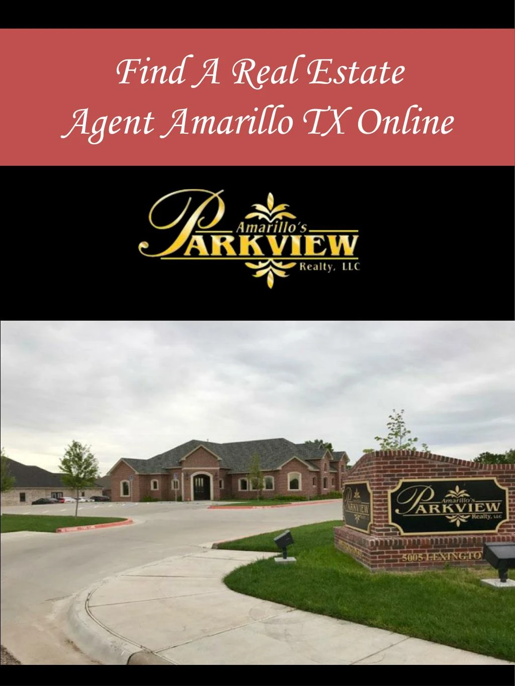 find a real estate agent amarillo tx online