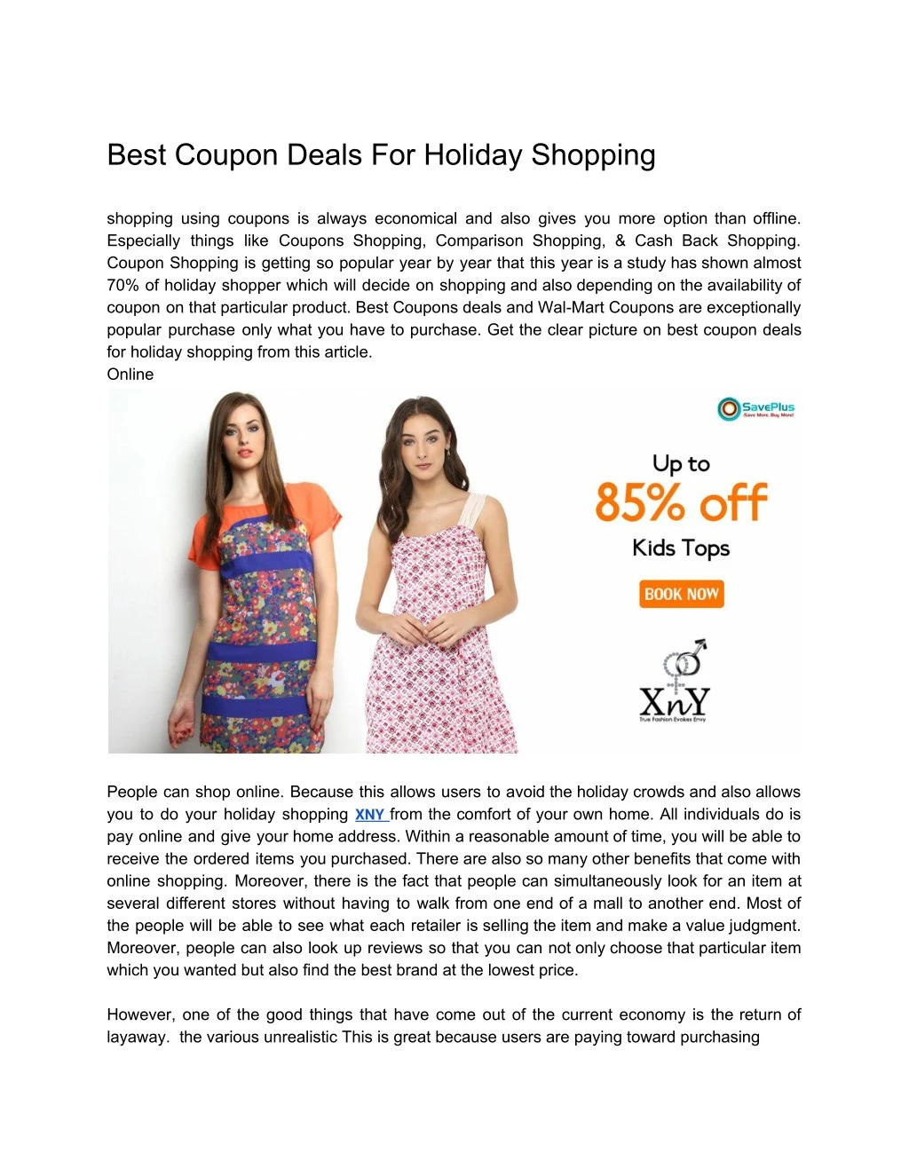 best coupon deals for holiday shopping