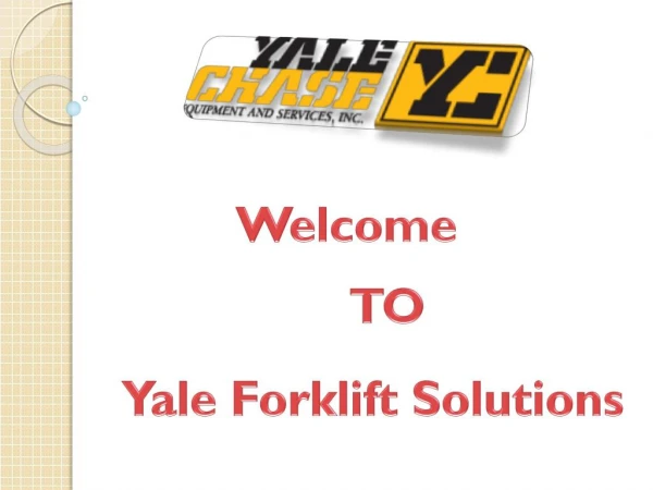 Yale Forklifts Los Angeles, CA