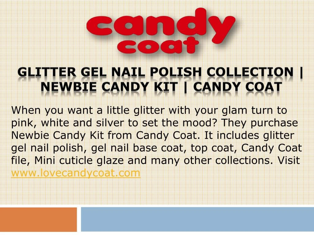glitter gel nail polish collection newbie candy