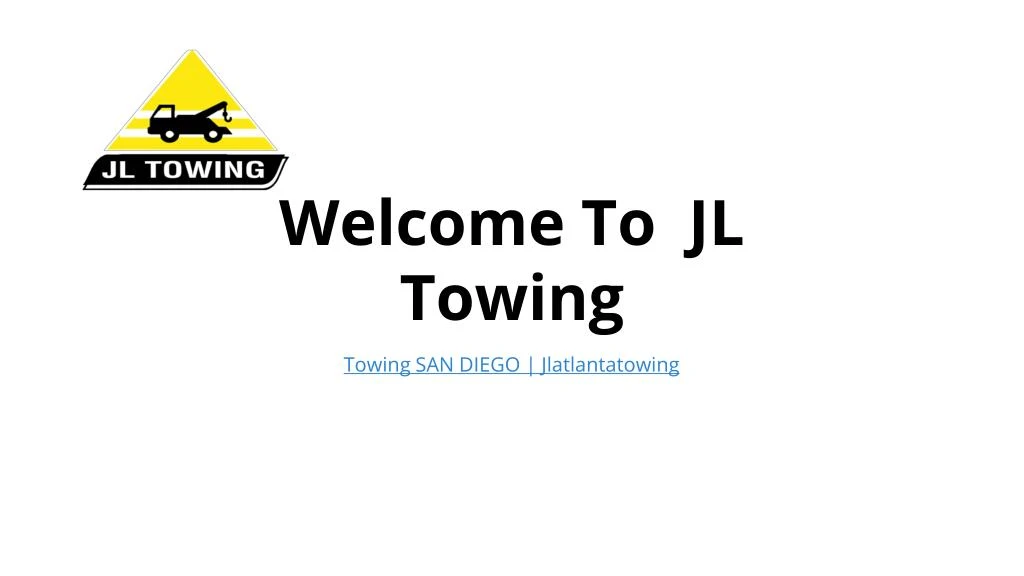 welcome to jl towing