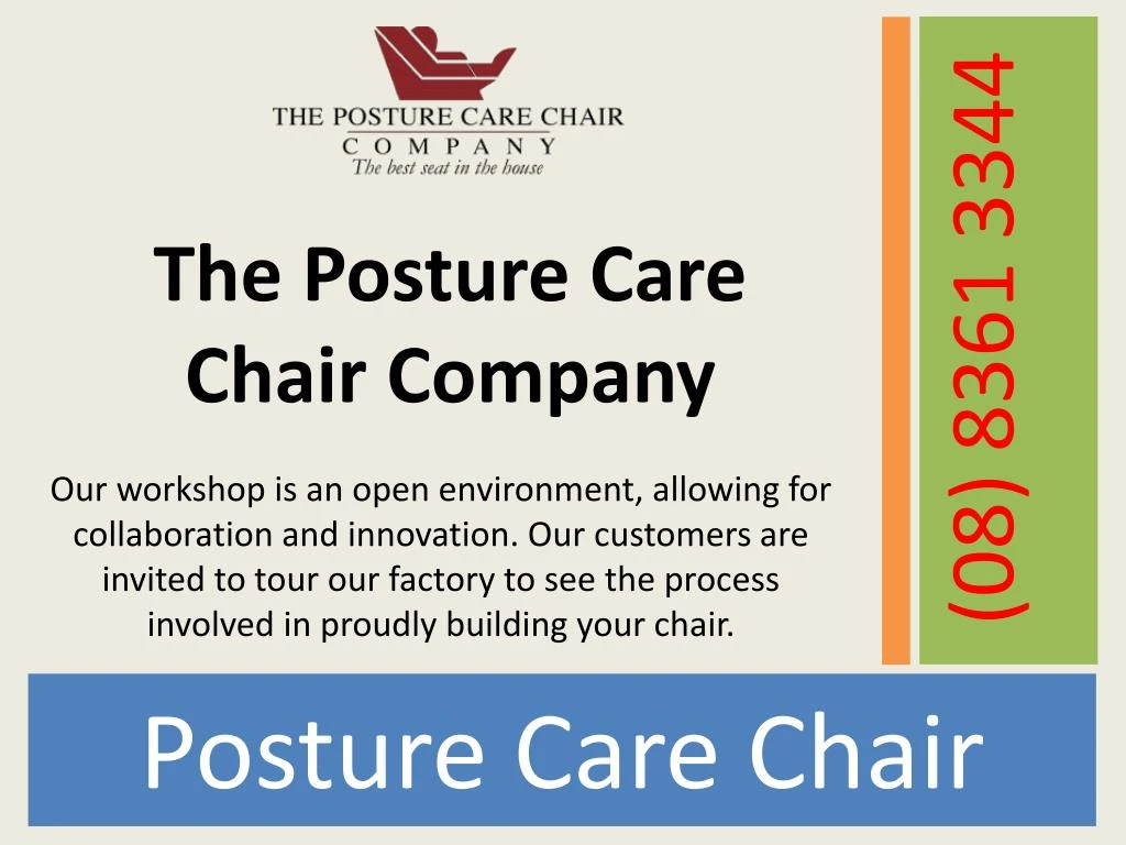 the posture care chair company