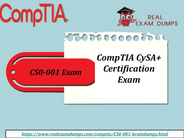 Download CS0-001 Exam dumps Questions & Answers - CS0-001 Exam dumps Realexamdumps