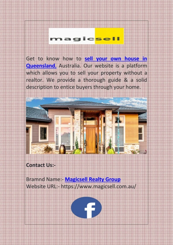 Sell Your Own House in Queensland | Magicsell