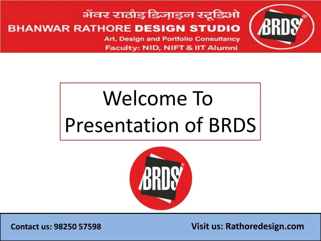 welcome to presentation of brds