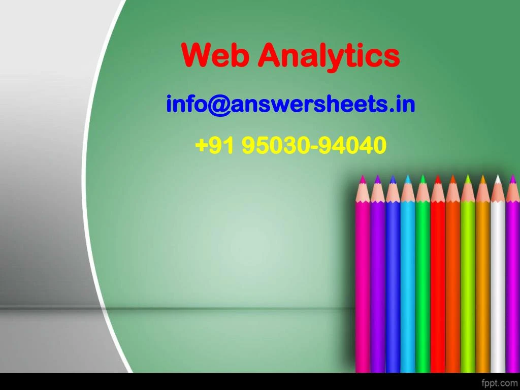 web analytics info@answersheets in 91 95030 94040