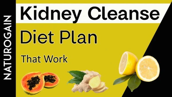 Kidney Cleanse Diet Plan that Work, Kidney Detoxifier Supplements
