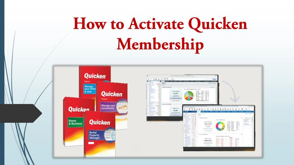 how to activate quicken membership