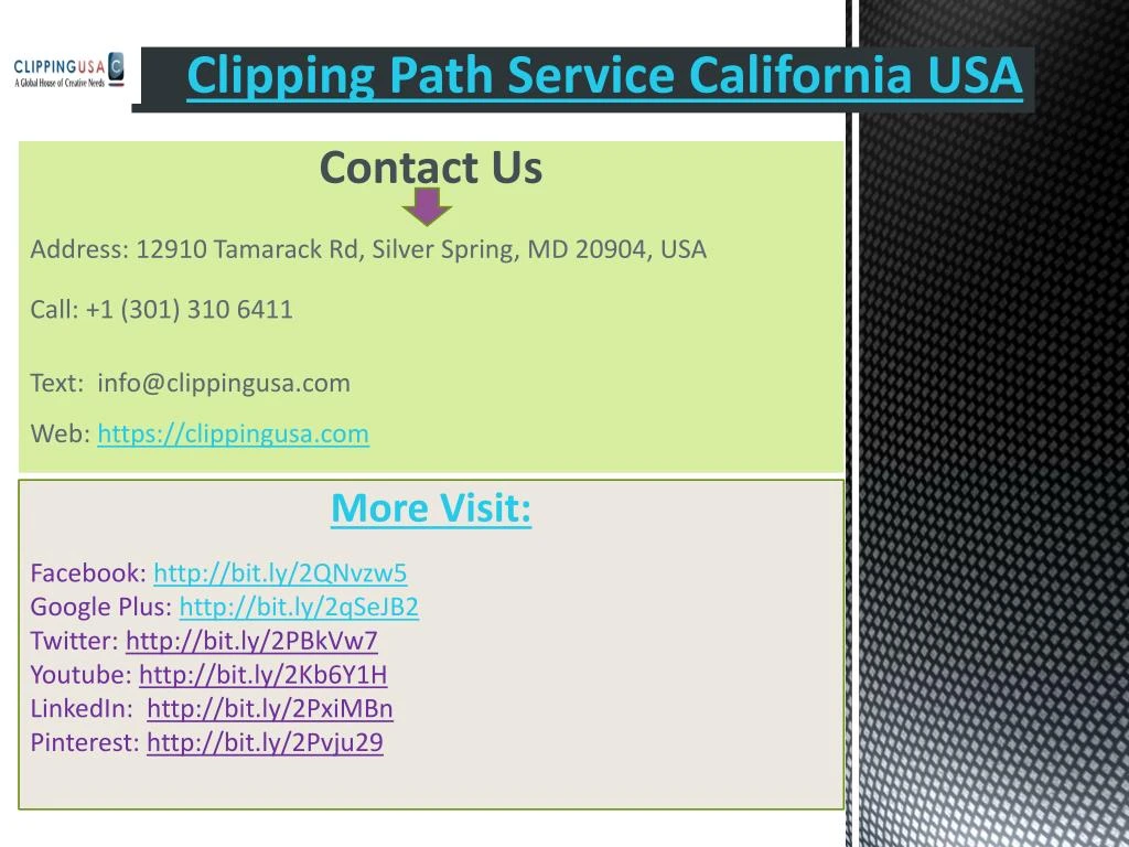 clipping path service california usa