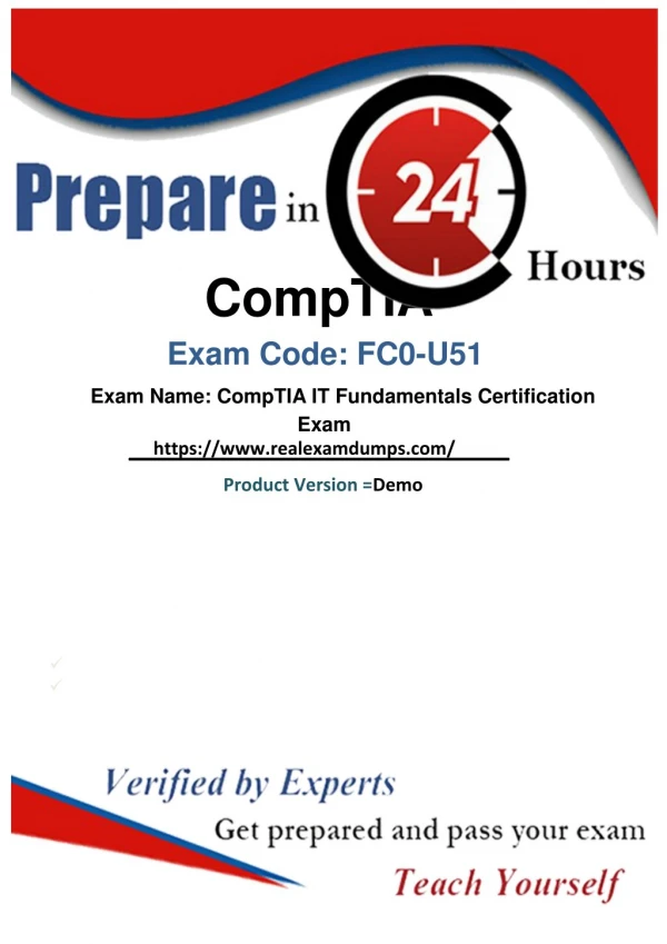 Get Latest CompTIA FC0-U51 Exam Question - FC0-U51 Real Braindumps Realexamdumps.com