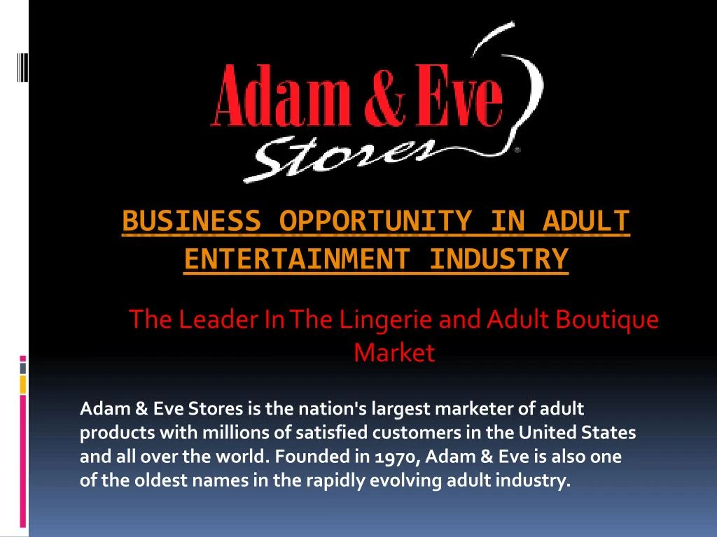 business opportunity in adult entertainment industry