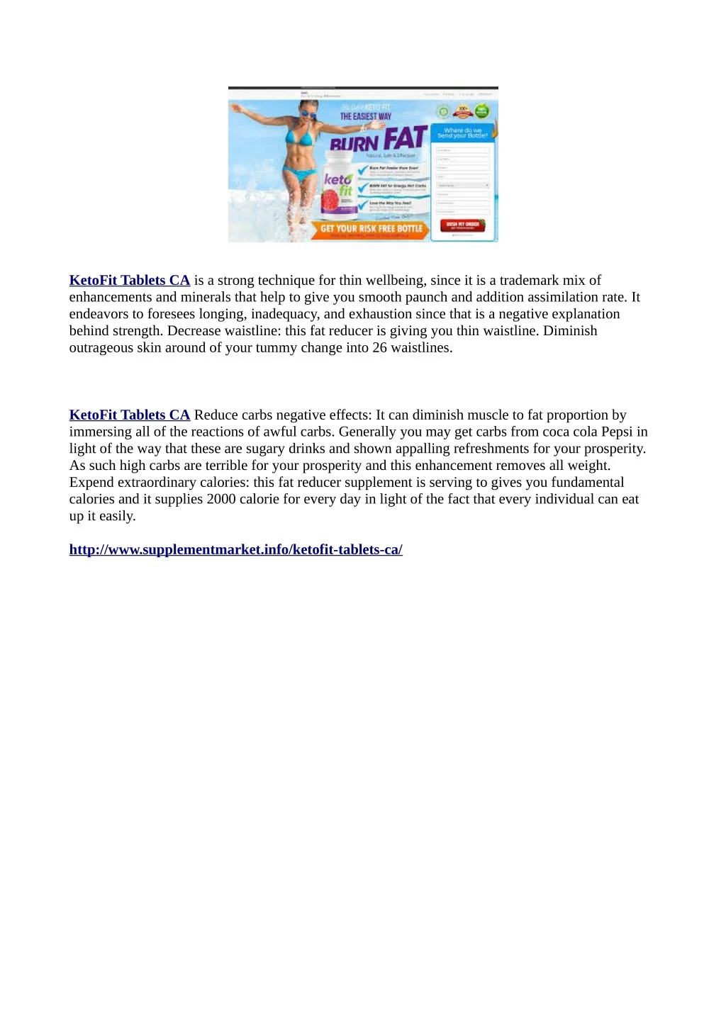 ketofit tablets ca is a strong technique for thin