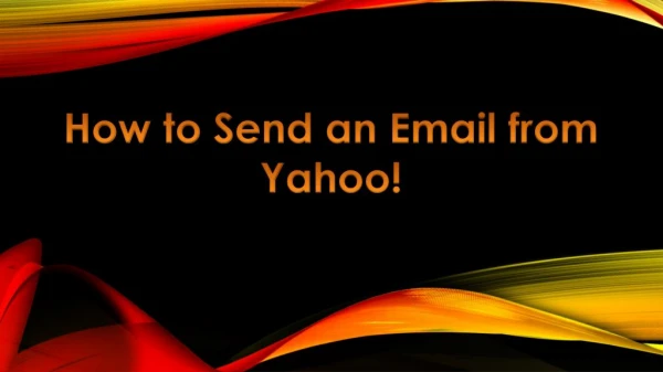 how to send an email from yahoo