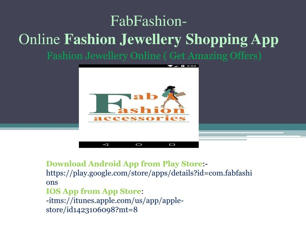 fabfashion online fashion jewellery shopping app