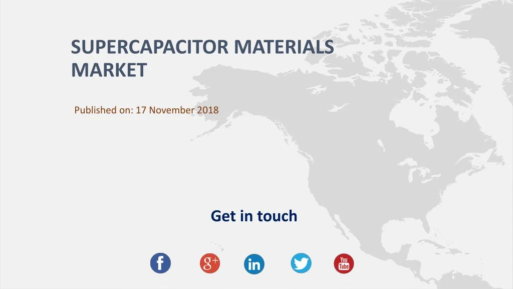 supercapacitor materials market