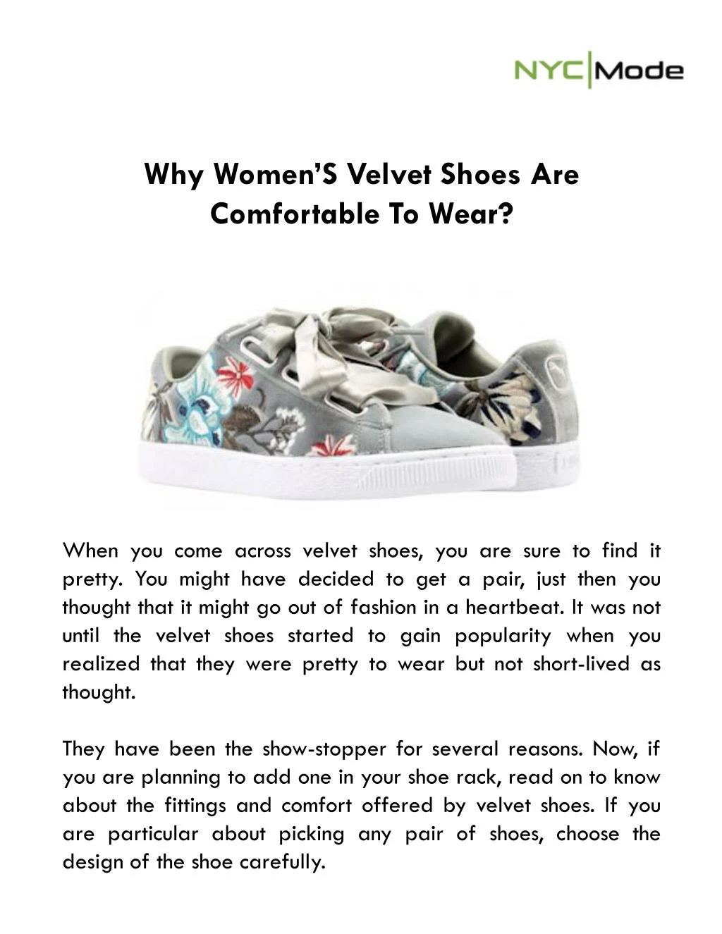 why women s velvet shoes are comfortable to wear