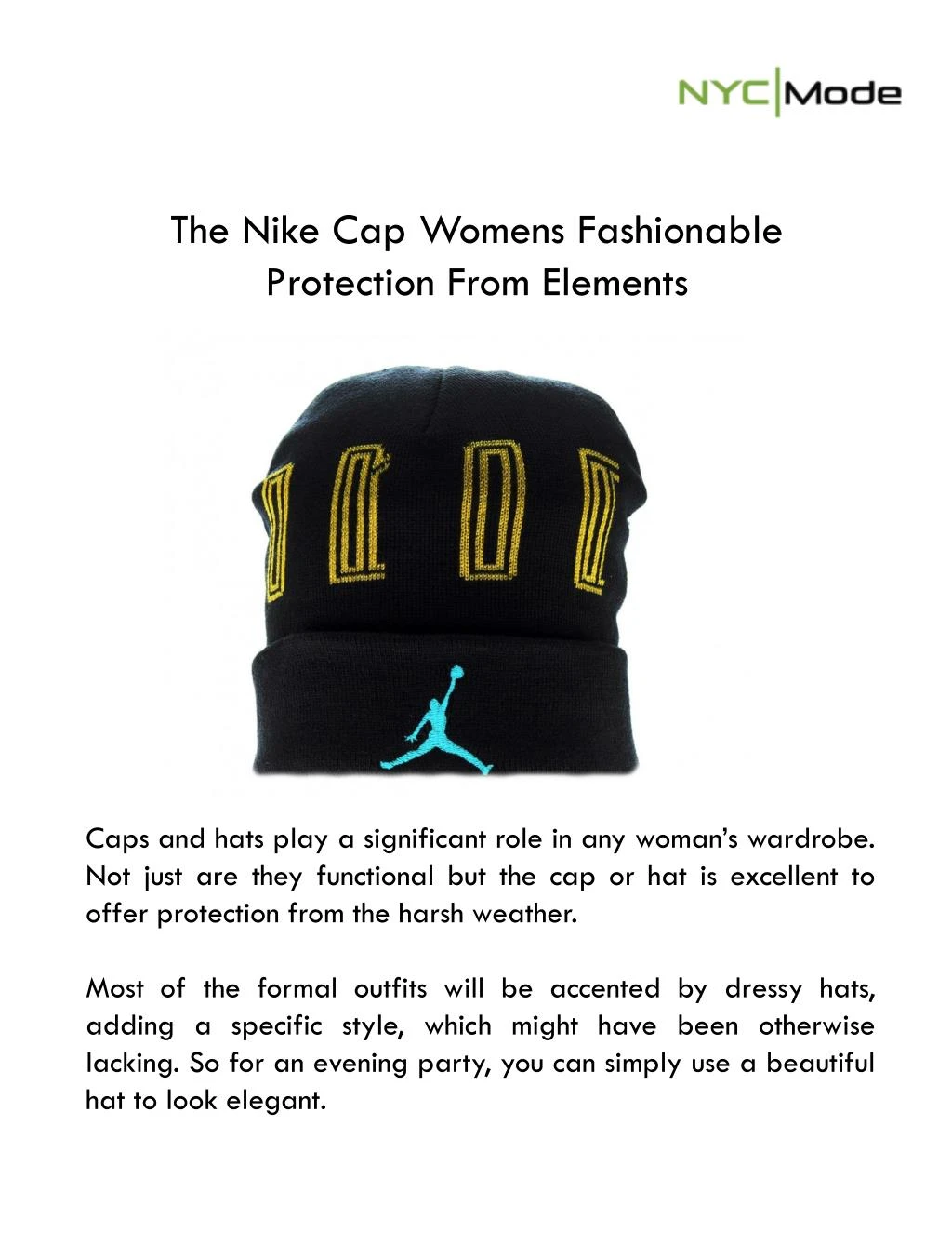 the nike cap womens fashionable protection from