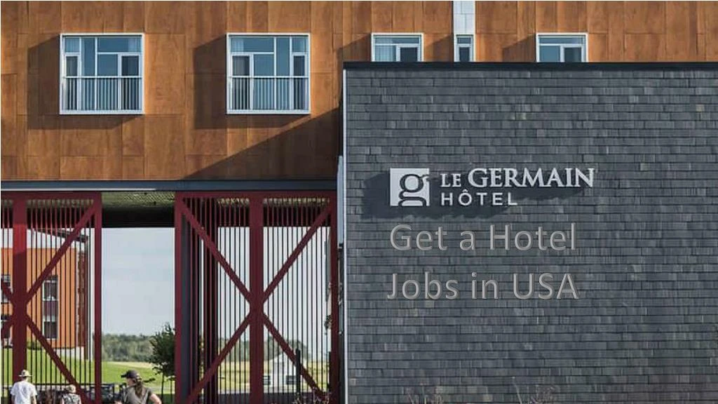 get a hotel jobs in usa