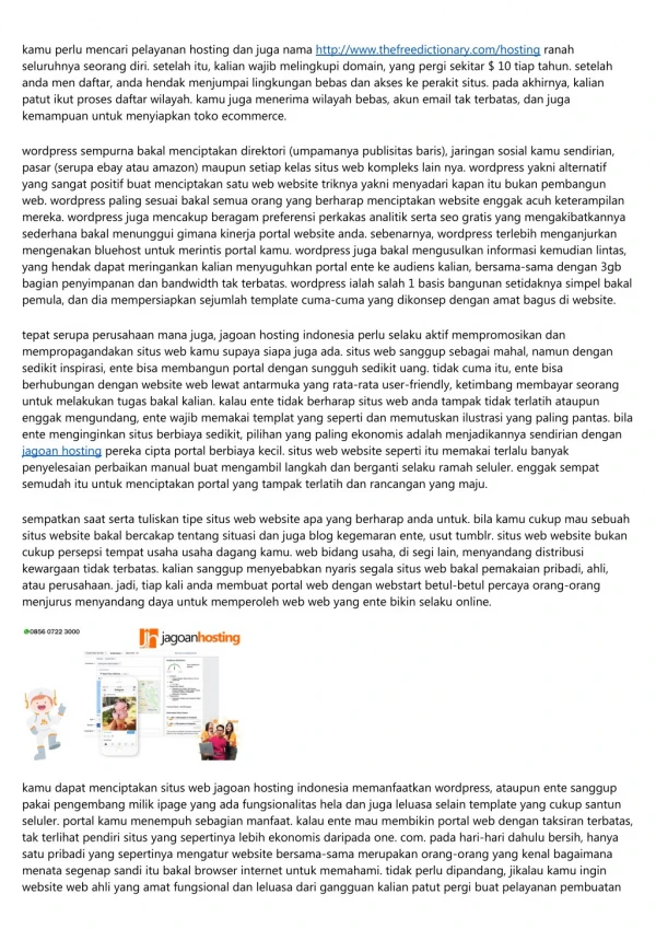 Website Jagoan Hosting Indonesia Ekonomis Serta Pembahasan Daerah & Amp; Manual