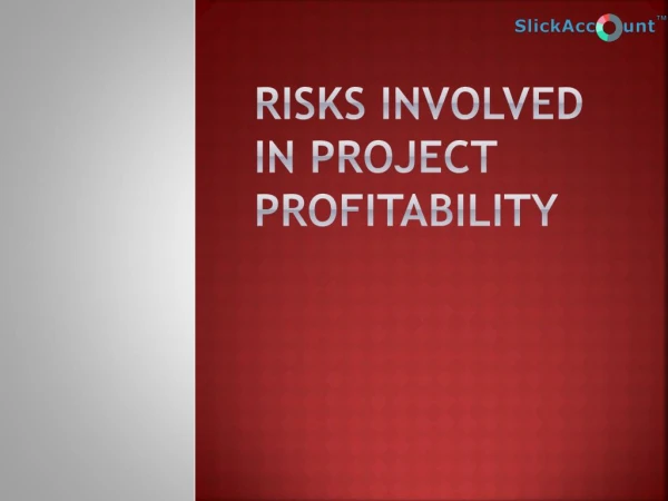 Risks involved in Project Profitability