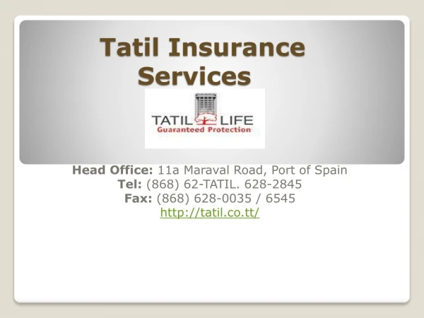 Tatil Insurance Services | Tatil