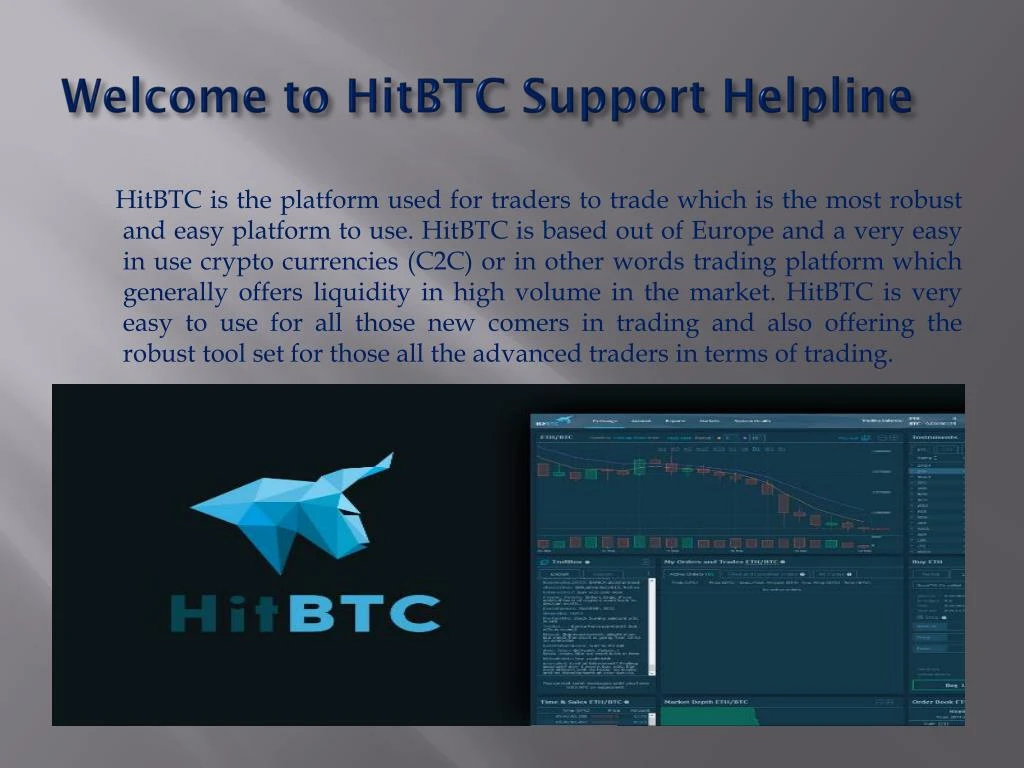 welcome to hitbtc support helpline