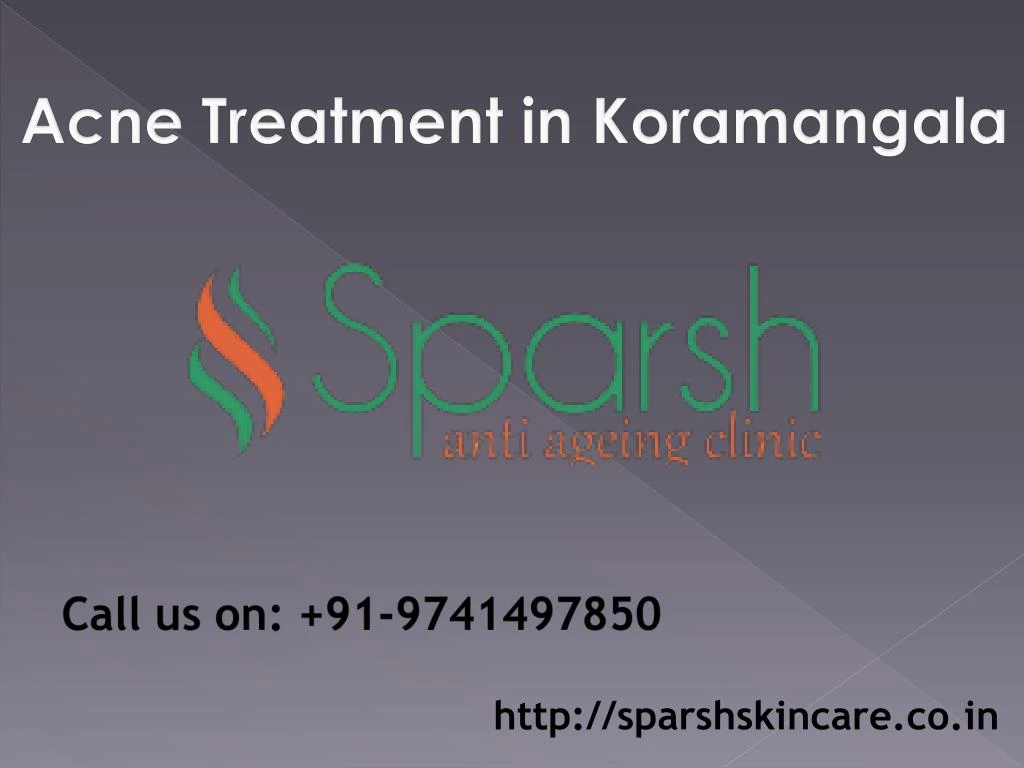 acne treatment in koramangala