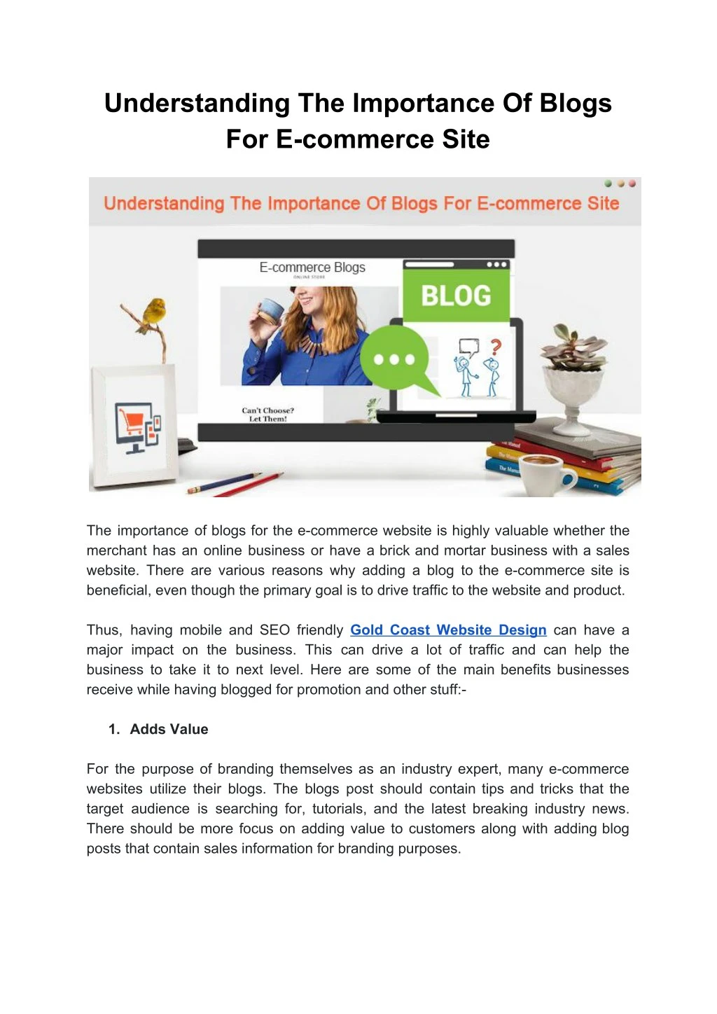 understanding the importance of blogs