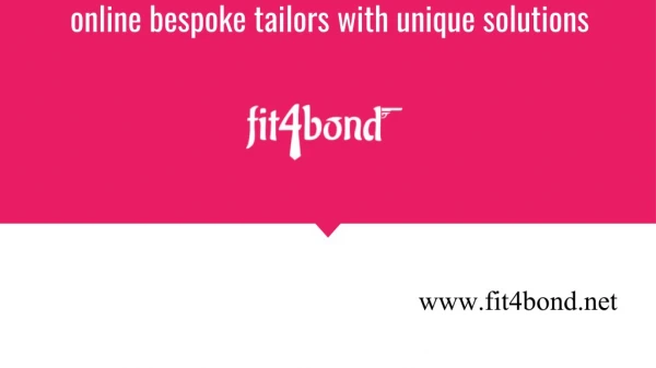 Fit4bond - Most Awarded online tailoring business software of the year 2018