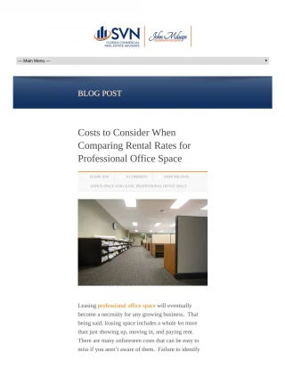 Tampa office space for lease - slide 1