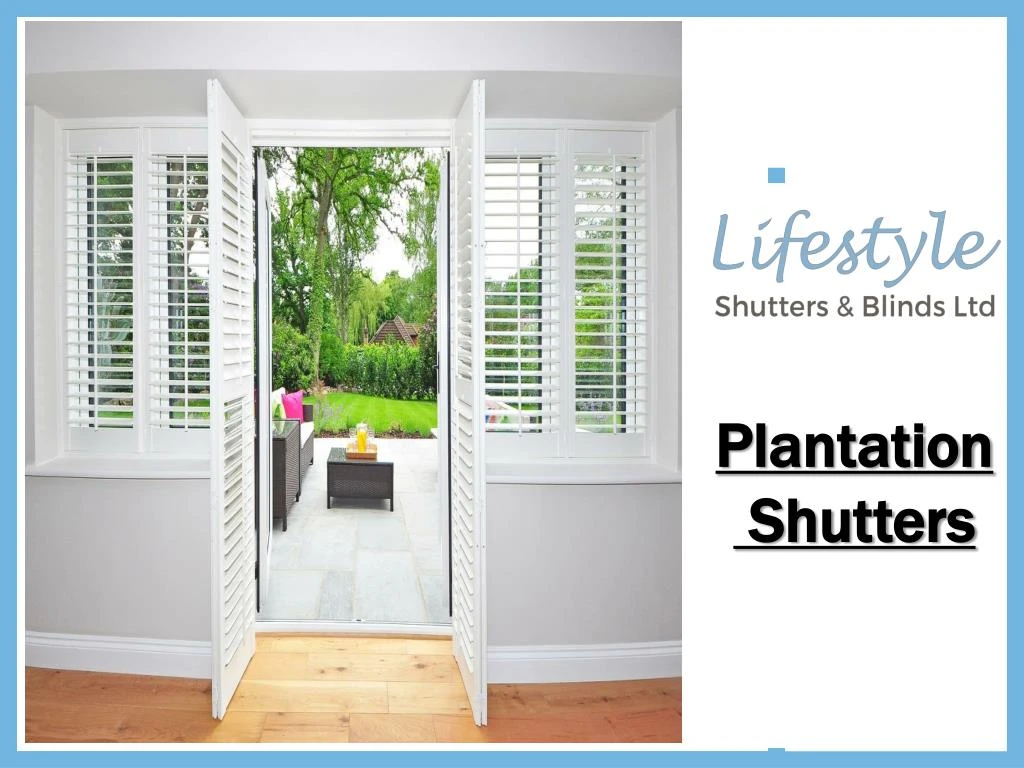 plantation shutters