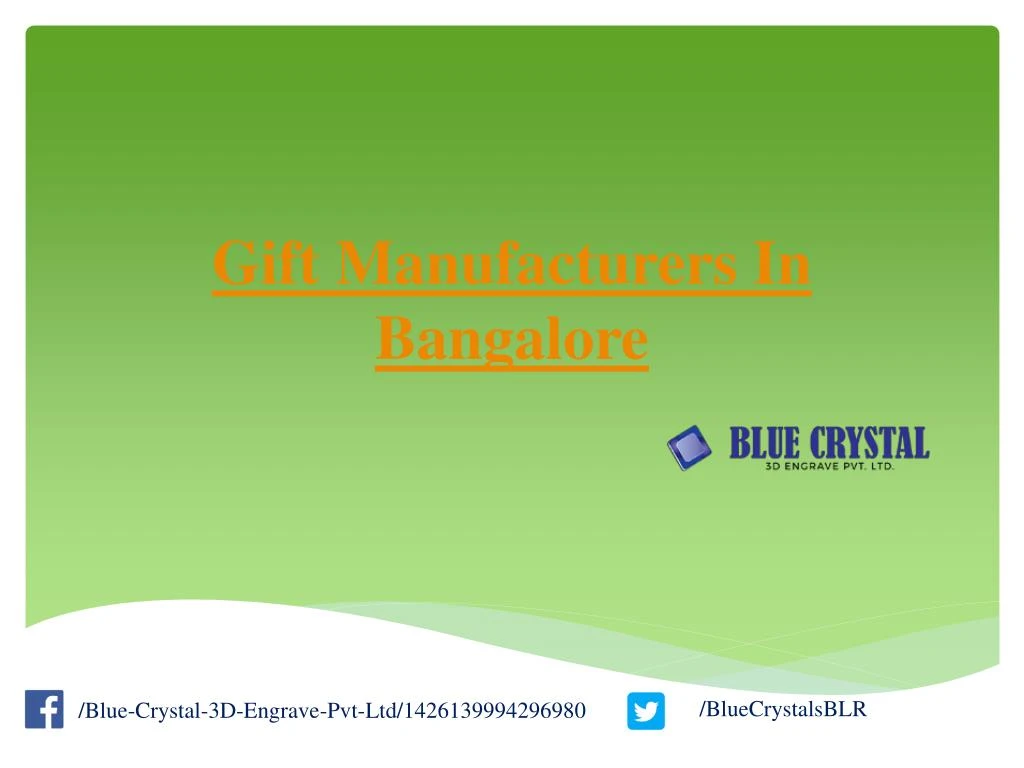 gift manufacturers in bangalore