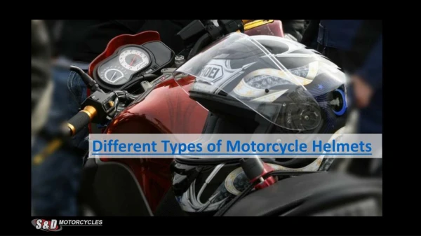 Different Types of Motorcycle Helmets