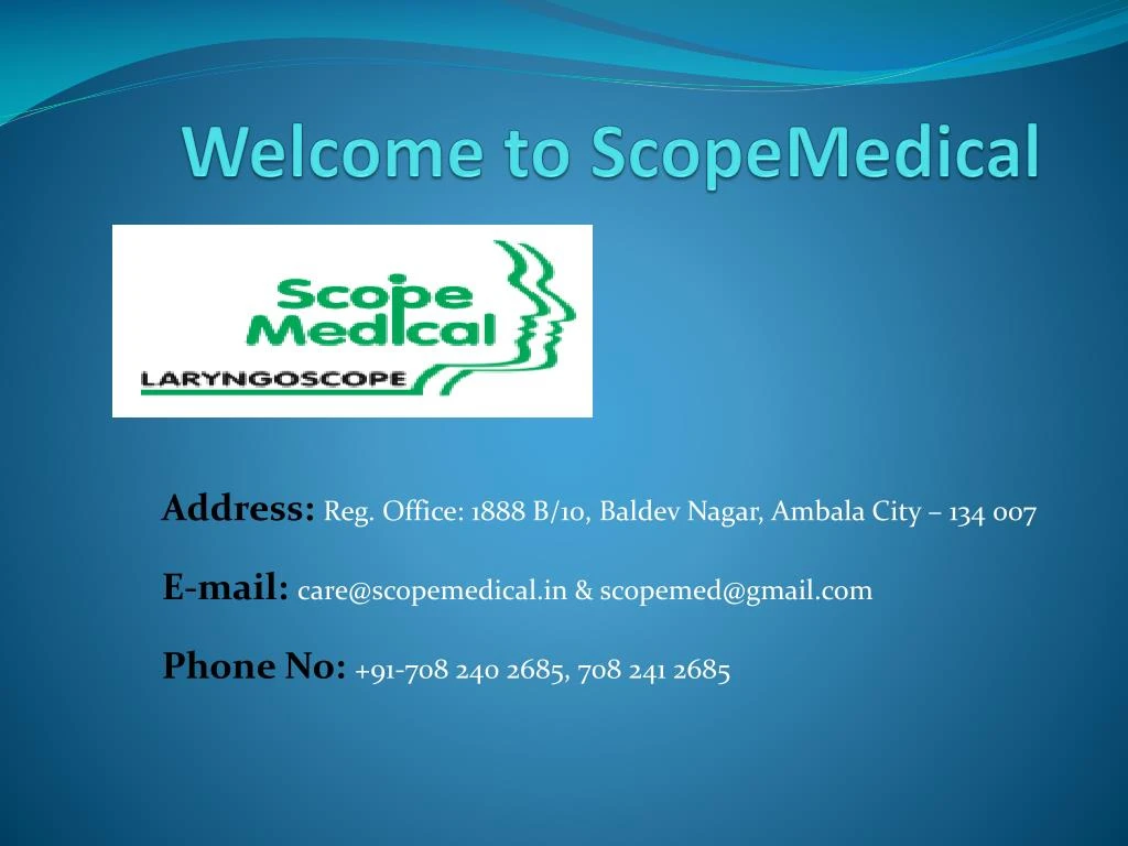 welcome to s copemedical