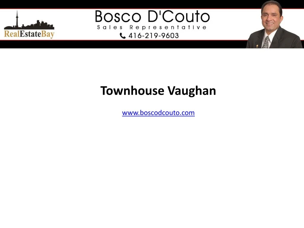 townhouse vaughan