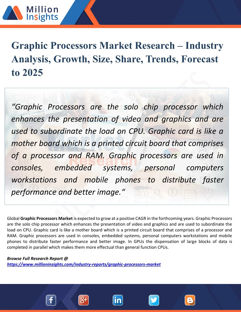 graphic processors market research industry