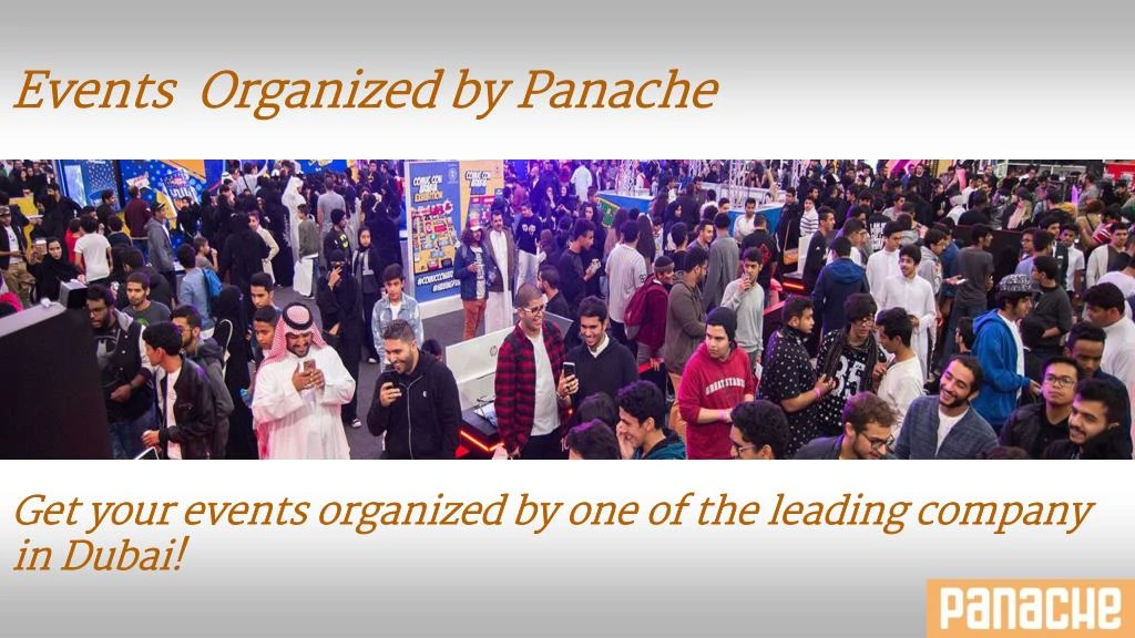 events organized by panache