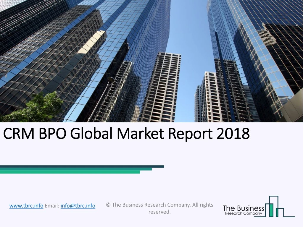 crm crm bpo global market report 2018 bpo global